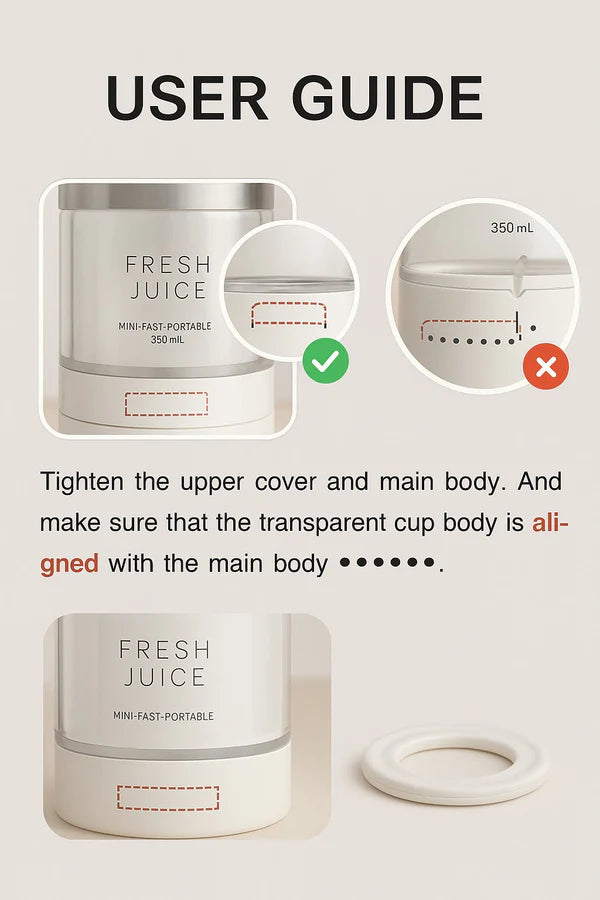 Traverl Portable Mini Juice Blender USB Rechargeable Mixer Juicer for Outdoor